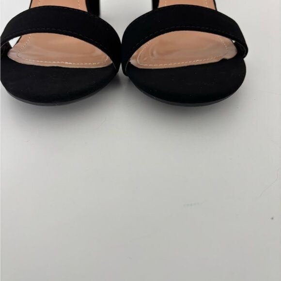 Fashion Nova Heel Hannah 10 Block Sandal Strap Zip Back Fairy Festival Coquette - Picture 4 of 12